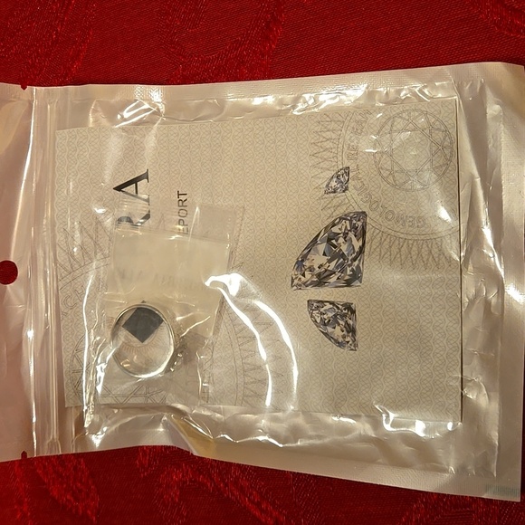 Carti 1ct Moissanite Luxury Ring - Exquisite 925 Sterling Silver Men Size 11 - Picture 5 of 6